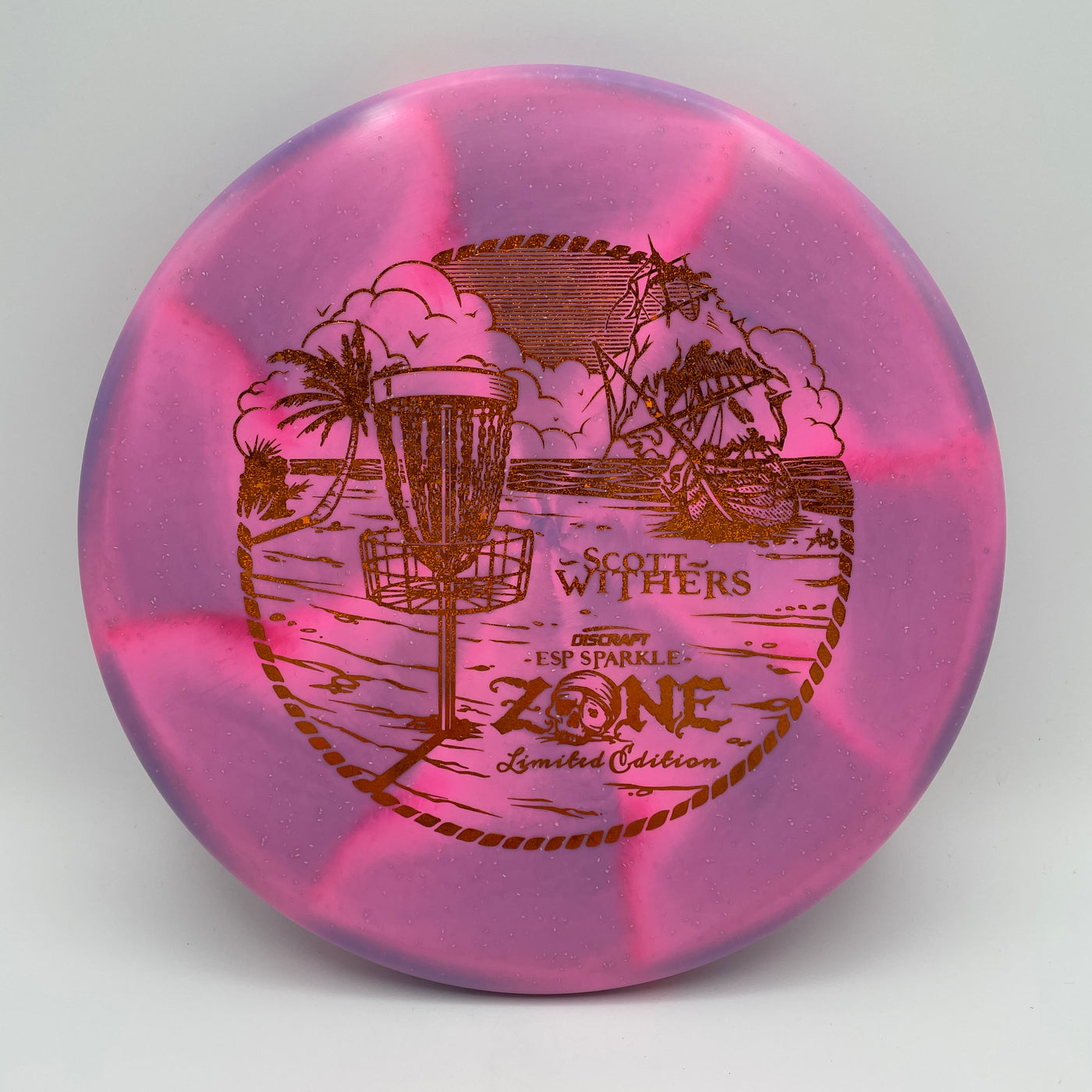 Scott Withers ESP Sparkle Zone - Orange Hidden Stars Stamp