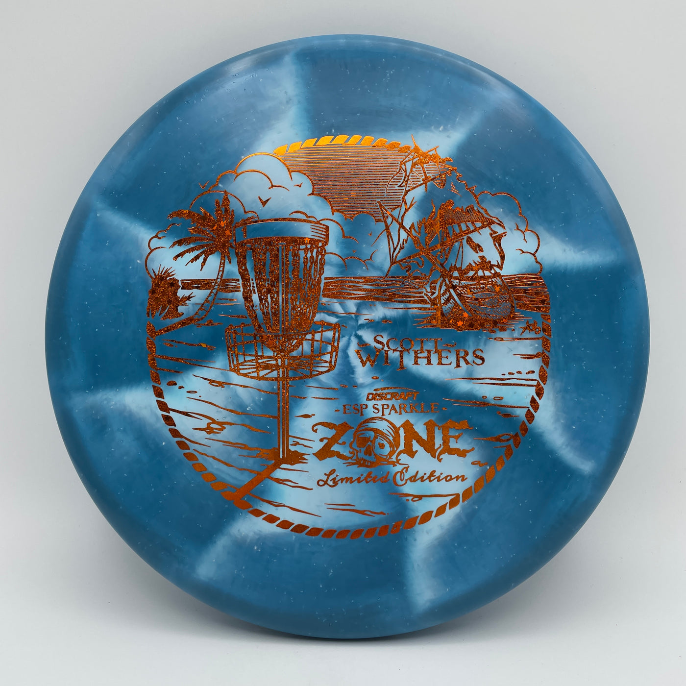 Scott Withers ESP Sparkle Zone - Orange Hidden Stars Stamp