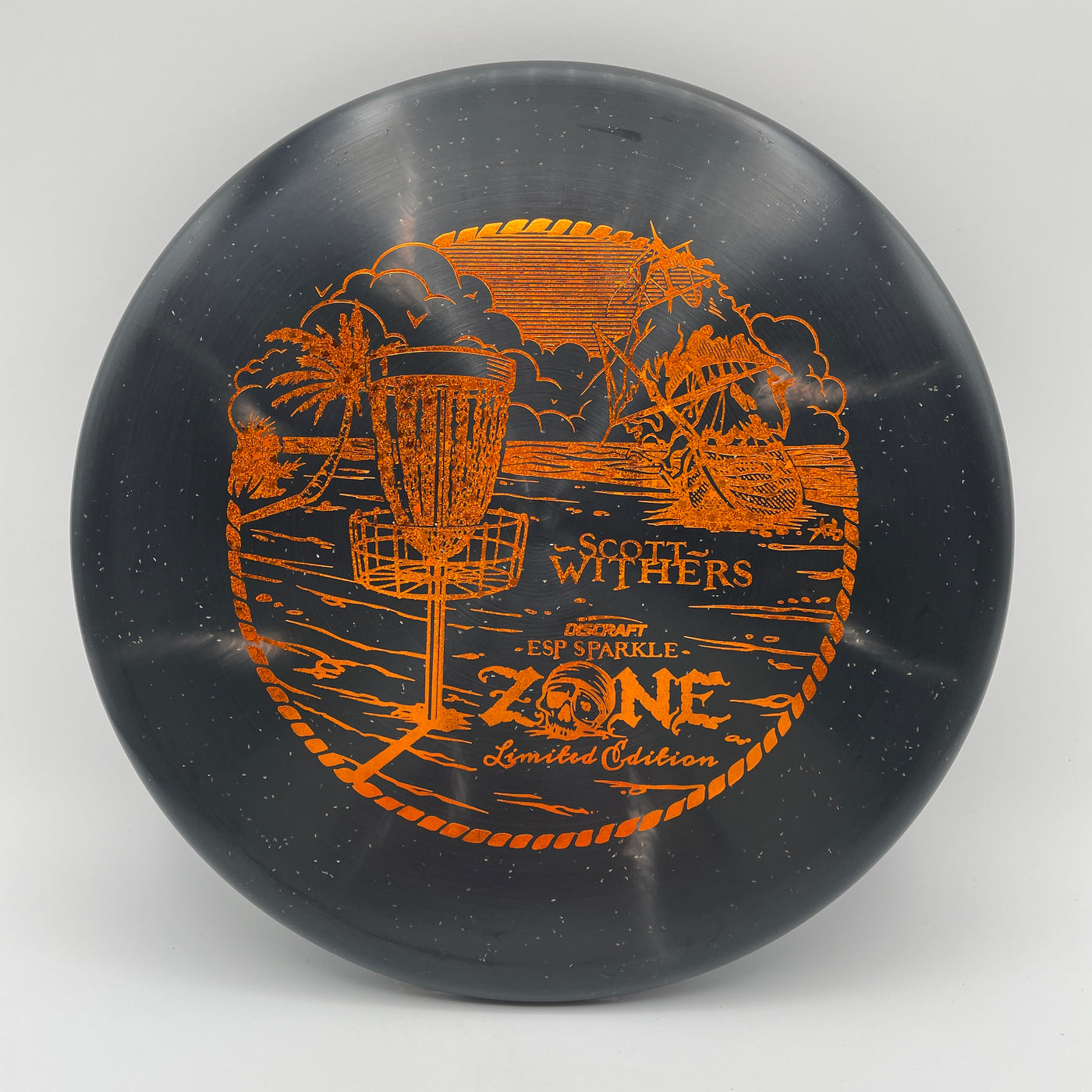 Scott Withers ESP Sparkle Zone - Orange Hidden Stars Stamp