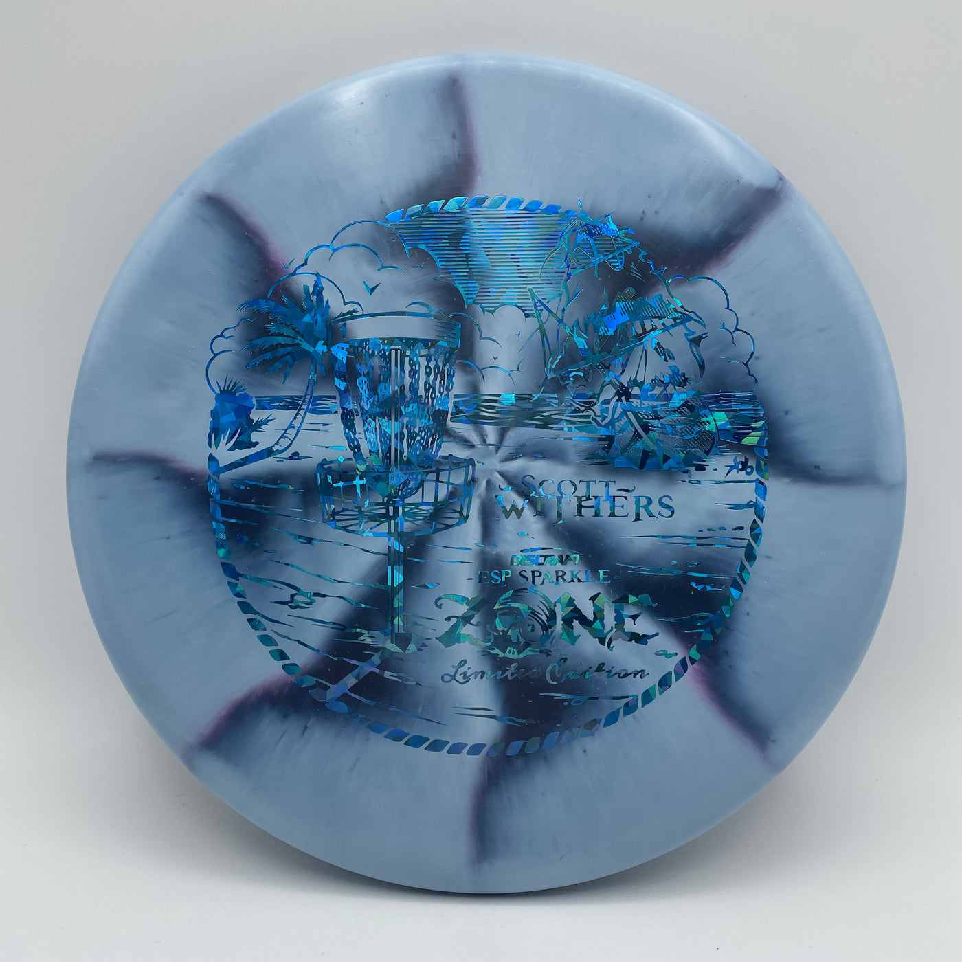 Scott Withers ESP Sparkle Zone - Light Blue Shatter Stamp