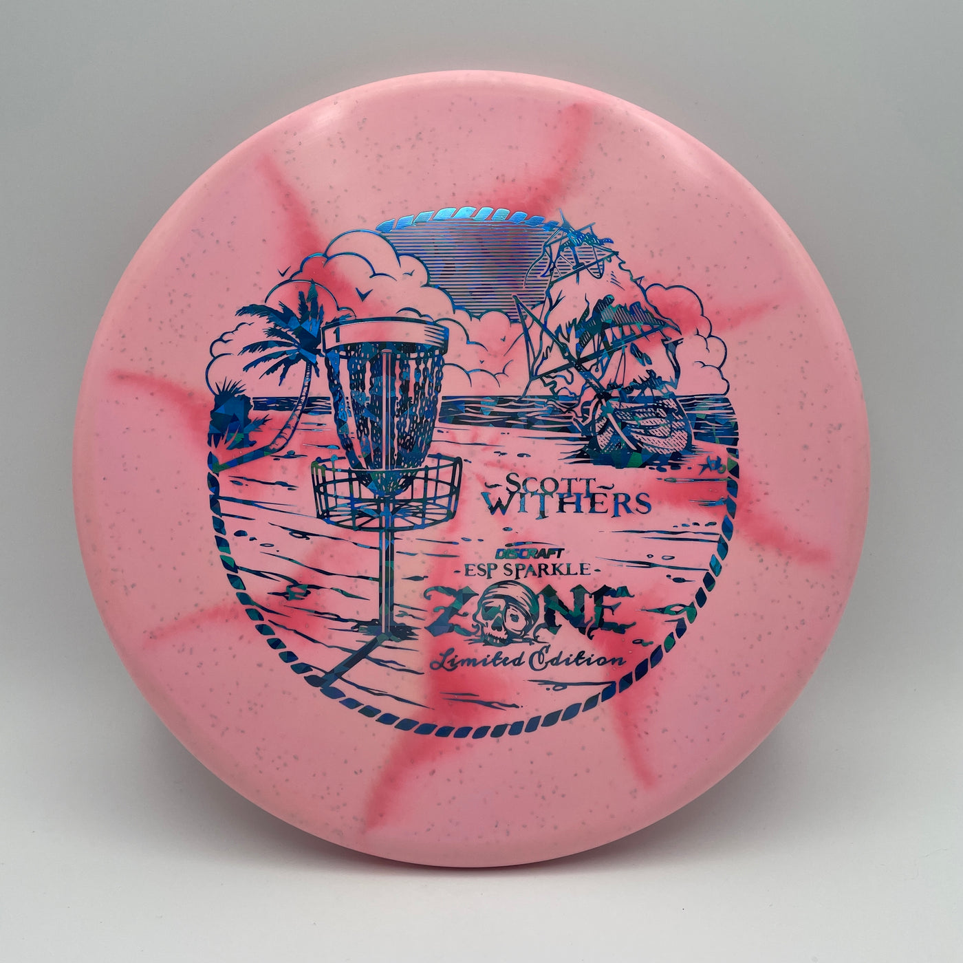 Scott Withers ESP Sparkle Zone - Light Blue Shatter Stamp